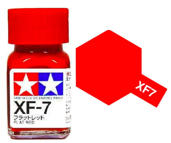 Tamiya XF-7 Flat Red (Enamel) / Matná červená