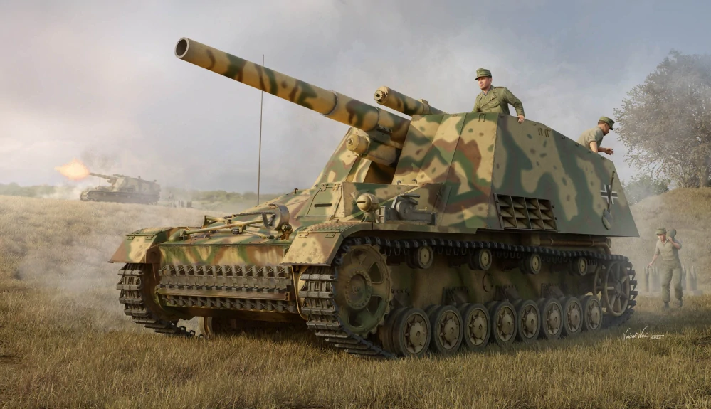 Trumpeter German Sd.Kfz.165 Hummel (Early Production) 1/16 (Předobjednávka říjen/listopad)