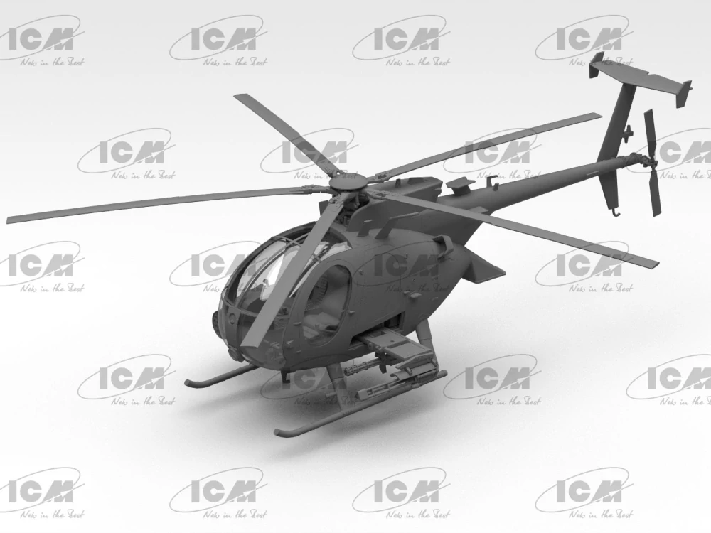 ICM AH-6J Little Bird - US Special Forces Attack Helicopter 1/48