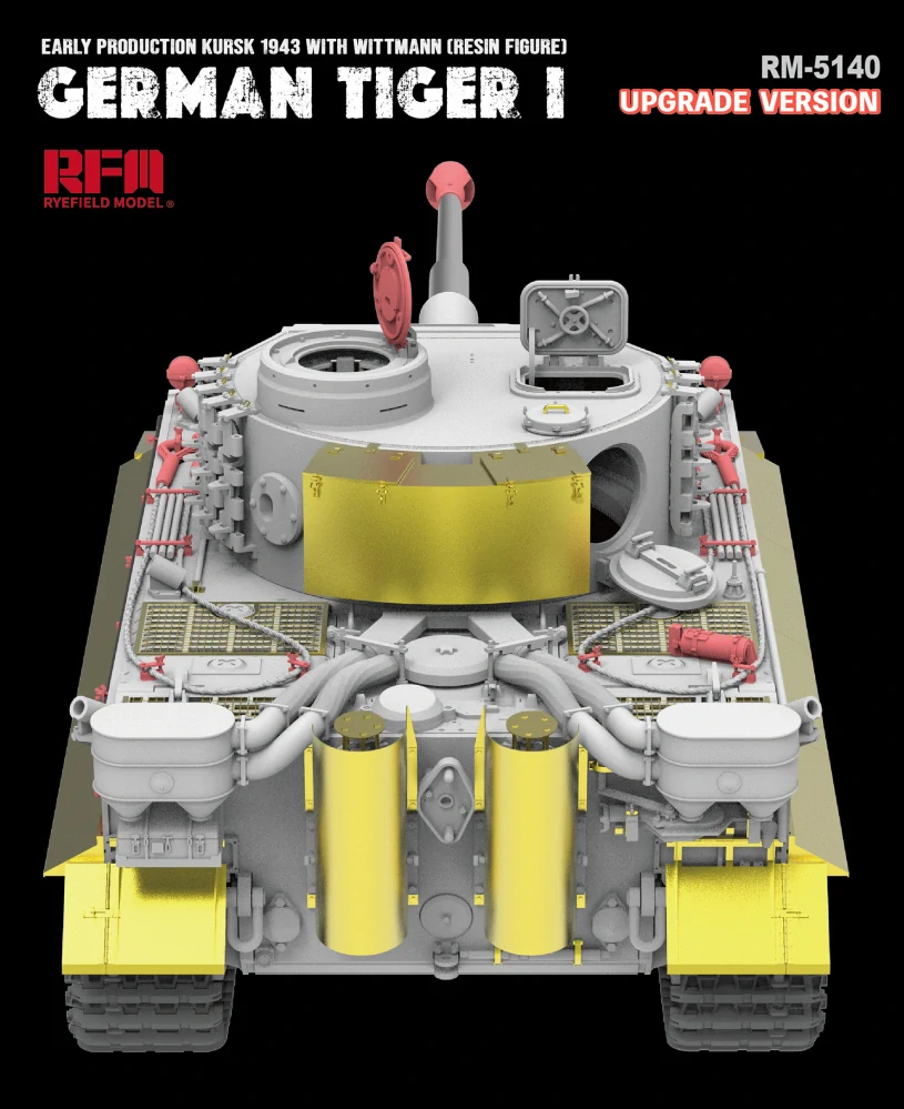 RFM Tiger I early "Kursk 1943" w/ Wittmann (Upgrade version) 1/35