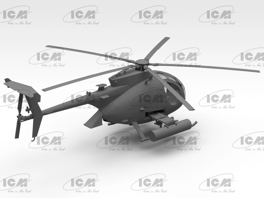 ICM AH-6J Little Bird - US Special Forces Attack Helicopter 1/48