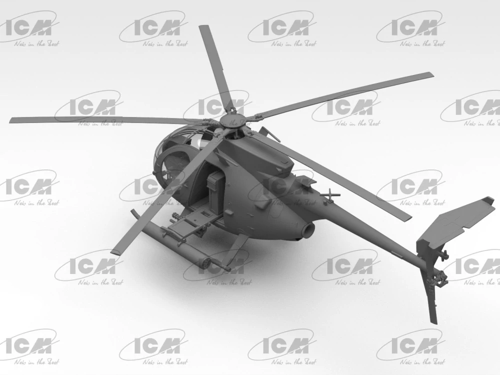 ICM AH-6J Little Bird - US Special Forces Attack Helicopter 1/48