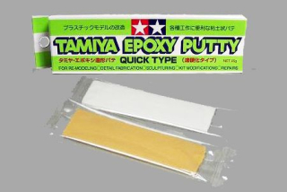 Tamiya Epoxy Putty Quick Dry - 25g / Dvousložkový tmel rychleschnoucí