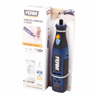 Aku modelářská bruska Ferm 8V + příslušenství (Záruka 3 roky)