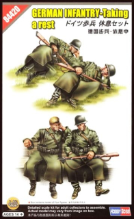Hobby Boss German Infantry - Taking a rest 1/35