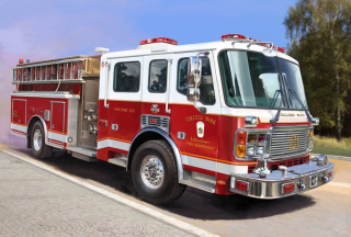 Trumpeter American LaFrance Eagle Fire Pumper 1/72