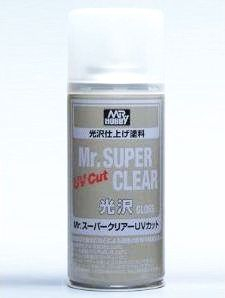 Mr. Super Clear UV Cut Gloss Spray - 170ml / Lesklý lak s UV filtrem