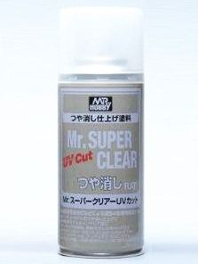 Mr. Super Clear UV Cut Flat Spray - 170ml / Matný lak s UV filtrem