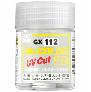 Mr. Color GX112 - Super Clear III UV Cut Gloss (18ml) / Lesklý lak (UV ochrana)