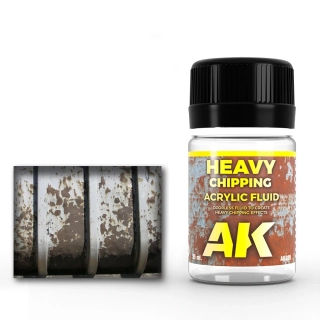 AK Heavy Effects Acrylic Fluid - 35ml / Chipping