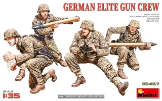 MiniArt German Elite Gun Crew (4 figurky) 1/35