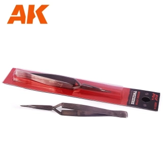 AK reverse Action Tweezer / Křížová nerezová pinzeta (fixační) - rovná