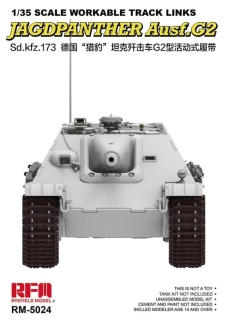 RFM Workable Track Links for Jagdpanther Ausf.G2 - pohyblivé pásy 1/35
