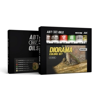 AK Diorama Colors set (6x20ml) / Sada olejových barev - Diorama