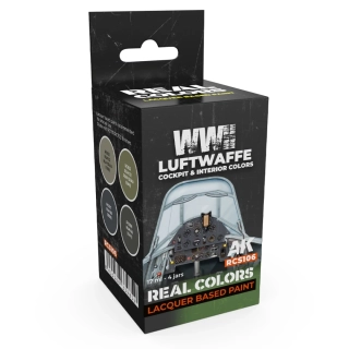 AK WWII Luftwaffe Cockpit & Interior Colors 1941-1944 set (4x 17ml)