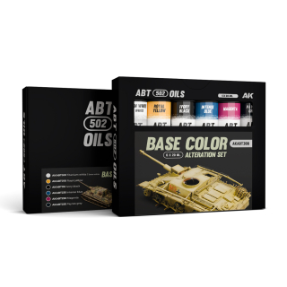 AK Base Color Alteration set (6x20ml) / Sada olejových barev - Stínování