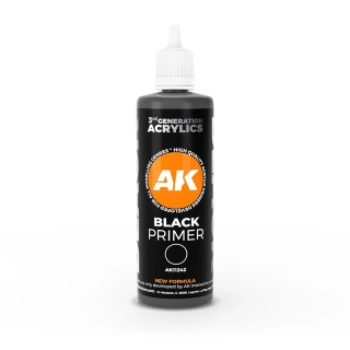 AK 3Gen Black Primer / Akrylový stříkací tmel černý 100ml