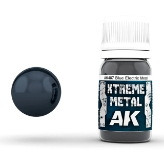 AK Xtreme Metal Metallic Blue 30ml / Kovová modrá