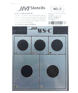 JM Stříkací šablona na kola WS-C (19-21mm)