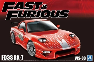 Aoshima FAST & FURIOUS FD3S RX-7 1/24