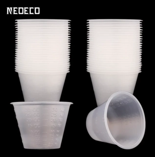 Míchací kalíšek na barvy se stupnicí - Set 5ks (30ml)