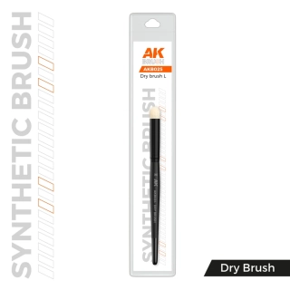 AK Synthetic Dry Brush – L / Patinovací štětec