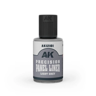 AK Precision Paneliner Light Grey - 30ml / Světle šedá