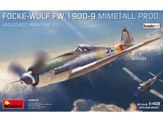 MiniArt FOCKE-WULF FW 190D-9. MIMETALL PROD. JAGDGESCHWADER 301. Basic Kit 1/48