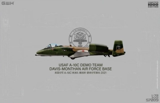 G.W.H USAF A-10C DEMO TEAM DAVIS-MONTHAN AIR FORCE BASE 2021 Limited 1/72 (Předobjednávka červen/červenec)