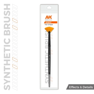 AK Synthetic Brush - Fan Shape