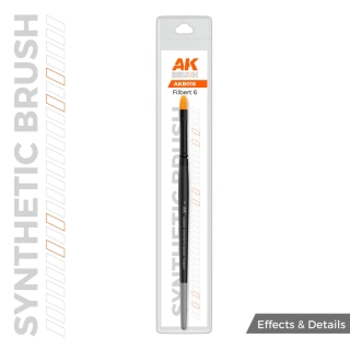 AK Synthetic brush - Filbert 4