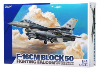 G.W.H USAF F-16CM Block 50 Fighting-Falcon Single-Seat Multirole Fighter 1/48 (Předobjednávka červenec)