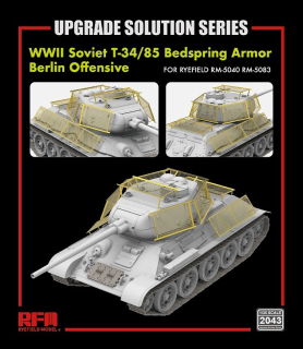 RUpgrade Solution Series for WWII Soviet T-34/85 Bedspring Armor Berlin Offensive for RM-5040/RM-5083 1/35