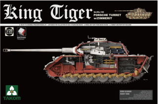 Takom King Tiger Porsche Turret w/Zimmerit - INTERIOR 1/35