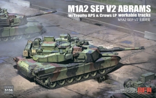 RFM M1A2 SEP V2 ABRAMS w/Trophy APS & Crows LP / workable tracks 1/35