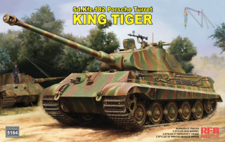 RFM Porsche Turret King Tiger w/2T crane 1/35 (Předobjednávka listopad)