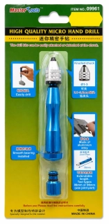 Master Tools High Quality Micro Hand Drill / Precizní modelářská vrtačka (ruční)