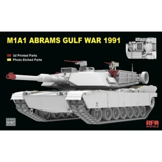 RFM M1A1 Abrams Gulf War 1991, w/engine compartment 1/35 (Předobjednávka prosinec/leden)