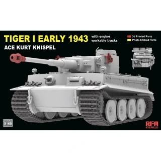 RFM Tiger I early 43, Kurt Knispel, with engine, workable tracks 1/35 (Předobjednávka prosinec/leden)